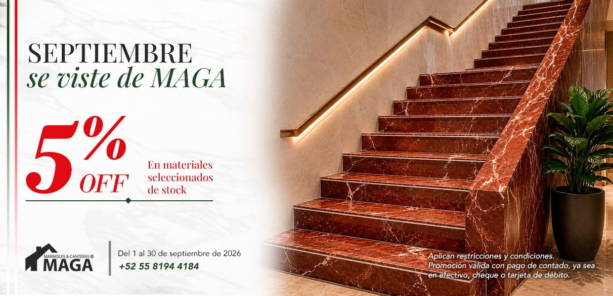 Promoción en cubiertas de mármol